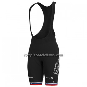 Pantaloncino con bretelle 2022 Bahrain Victorious Campione Sloweniano Nero